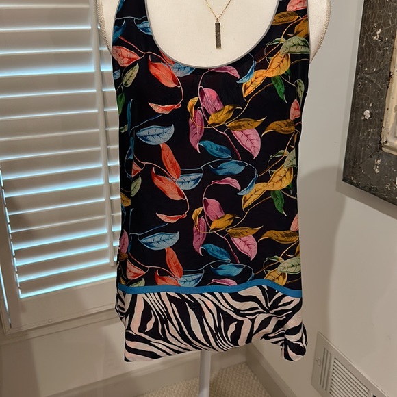 Jonny Was reversible silk tank - Picture 3 of 6